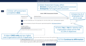 5) Input the information in the self-assessment results interface